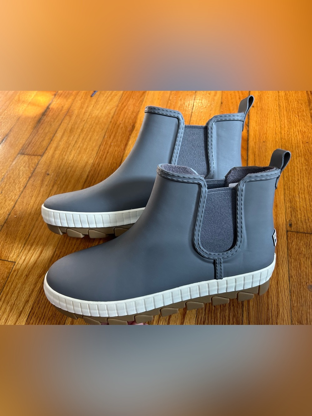 Sperry Torrent Chelsea Rain Boot Grey Women’s Size 10